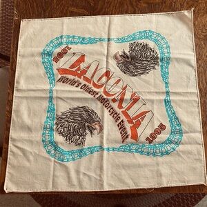 Motorcycle Scarf Bandana Vintage 1995